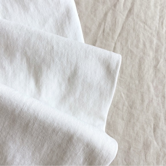 Vintage white high waist relaxed tapered leg mom jeans - Picture 5 of 6